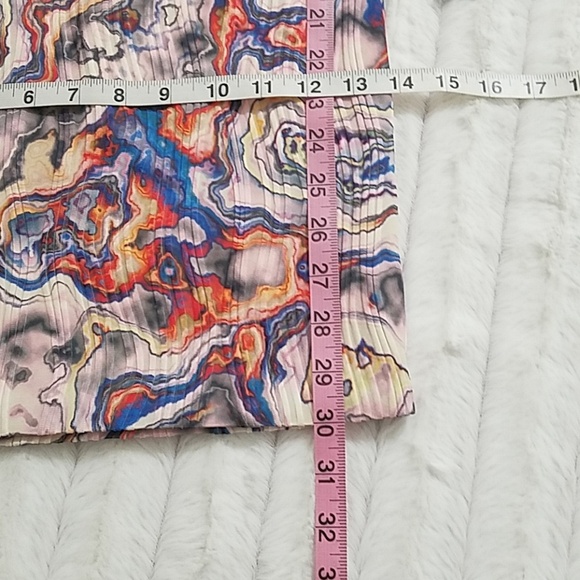 LEITH  abstract print textured tube skirt NWT size Small - Picture 5 of 7